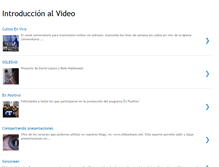 Tablet Screenshot of claseintrovideo.blogspot.com