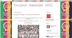 Desktop Screenshot of projectawesome2012.blogspot.com