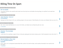 Tablet Screenshot of killingtimeonsport.blogspot.com