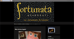 Desktop Screenshot of fortunata-accessori.blogspot.com