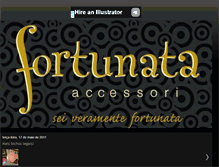 Tablet Screenshot of fortunata-accessori.blogspot.com