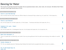 Tablet Screenshot of dancingforwater.blogspot.com