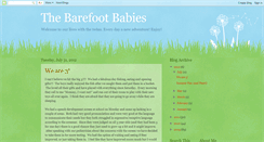 Desktop Screenshot of barefootbabies2.blogspot.com