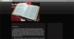 Desktop Screenshot of diosyarte.blogspot.com