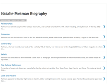 Tablet Screenshot of natalieportmanbiography.blogspot.com