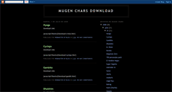 Desktop Screenshot of mugen-chars.blogspot.com