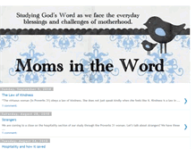 Tablet Screenshot of momsinthewordalabama.blogspot.com