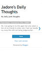 Mobile Screenshot of jadore.blogspot.com