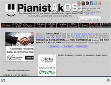 Tablet Screenshot of pianistakost.blogspot.com