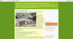 Desktop Screenshot of cld-ardeche-verte.blogspot.com
