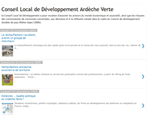 Tablet Screenshot of cld-ardeche-verte.blogspot.com