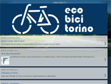 Tablet Screenshot of eco-bici-torino.blogspot.com