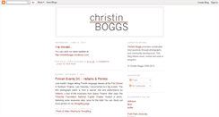 Desktop Screenshot of christinboggs.blogspot.com