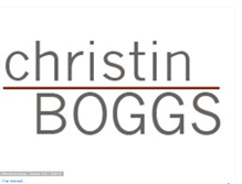 Tablet Screenshot of christinboggs.blogspot.com