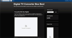 Desktop Screenshot of digital-tv-converter-box-best.blogspot.com