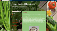 Desktop Screenshot of homecookedhappiness.blogspot.com