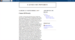 Desktop Screenshot of causes-of-poverty-930.blogspot.com