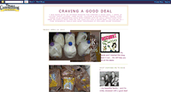 Desktop Screenshot of cravingagooddeal.blogspot.com