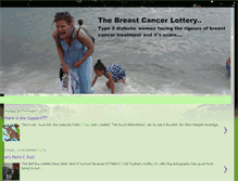 Tablet Screenshot of breastcancerlottery.blogspot.com