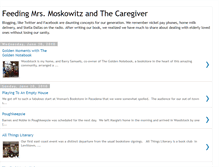 Tablet Screenshot of feedingmrsmoskowitz.blogspot.com