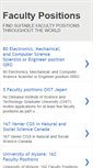 Mobile Screenshot of facultypositions.blogspot.com