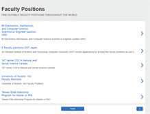 Tablet Screenshot of facultypositions.blogspot.com