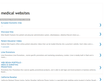 Tablet Screenshot of medicalwebsites.blogspot.com