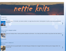 Tablet Screenshot of nettieknits.blogspot.com