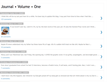 Tablet Screenshot of journalvolumeone.blogspot.com
