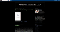 Desktop Screenshot of illliterati.blogspot.com