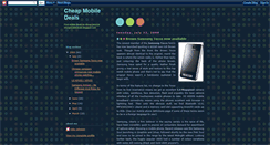 Desktop Screenshot of cheapmobiledeals.blogspot.com