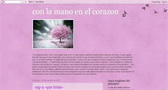 Desktop Screenshot of conlamano-enelcorazon.blogspot.com