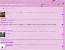 Tablet Screenshot of conlamano-enelcorazon.blogspot.com