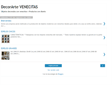 Tablet Screenshot of decorartevenecitas.blogspot.com