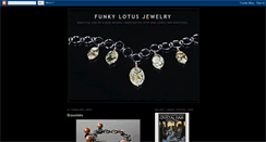 Desktop Screenshot of funkylotusjewelry.blogspot.com