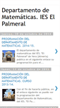 Mobile Screenshot of palmeralmatematicas.blogspot.com