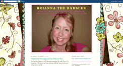 Desktop Screenshot of briannathebabbler.blogspot.com