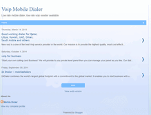 Tablet Screenshot of mobiledialervoip.blogspot.com