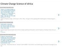 Tablet Screenshot of climatescienceafrica.blogspot.com