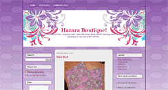 Desktop Screenshot of hazaraboutique.blogspot.com