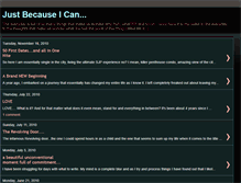 Tablet Screenshot of justbecauseican-randomthoughtsbyme.blogspot.com