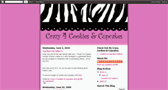 Desktop Screenshot of crazy4cookiesandcupcakes.blogspot.com