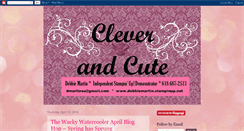 Desktop Screenshot of cleverandcute.blogspot.com