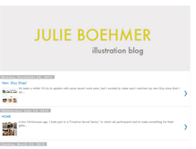 Tablet Screenshot of julieboehmer.blogspot.com
