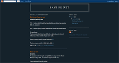 Desktop Screenshot of bani-net.blogspot.com