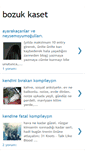 Mobile Screenshot of bozukkaset.blogspot.com
