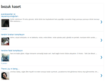 Tablet Screenshot of bozukkaset.blogspot.com