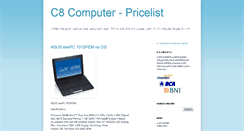 Desktop Screenshot of c8computer-pricelist.blogspot.com