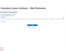 Tablet Screenshot of columbiacareerinstitute.blogspot.com