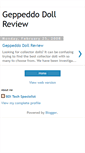 Mobile Screenshot of gepeddodollreview.blogspot.com